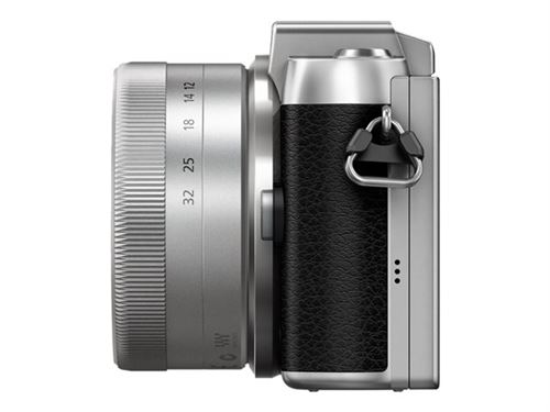 Hybride Panasonic Lumix DMC-GF7 Argent + Objectif 12-32 mm