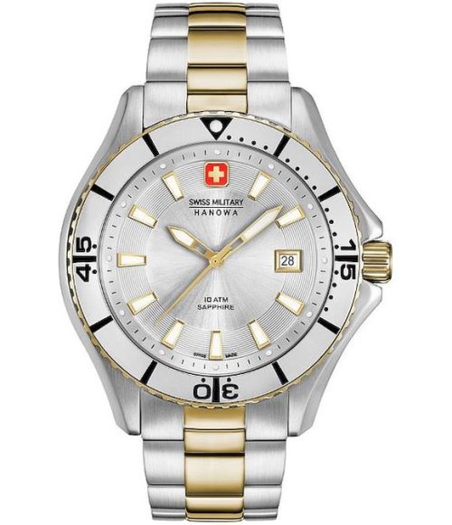 Swiss Military Hanowa Montre Homme 06-5296.55.001 Argent