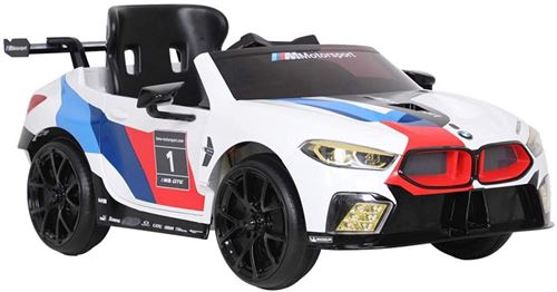 Rollplay Bmw M8 Gte Racing Vehicule A Batterie 12 Volt Blanc Vehicule Electrique Pour Enfant Achat Prix Fnac
