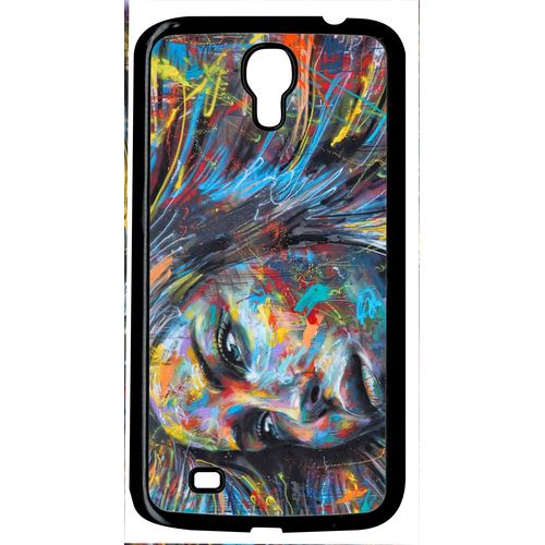 Coque Samsung Galaxy Mega 6.3 I9205 Visage En Couleur