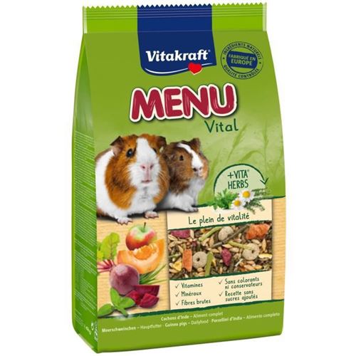 Meilleurs prix pour VITAKRAFT Menu - Alimentation complete pour Cochon dInde - Sachet fraicheur de 4 kg