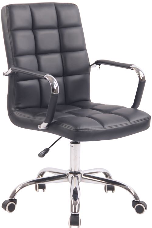 CLP Fauteuil de bureau Deli en similicuir  Noir