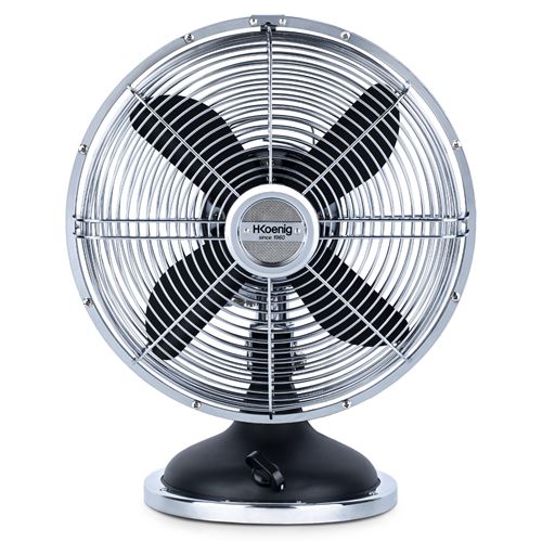 H.Koenig JOE50 ventilateur sur pied noir