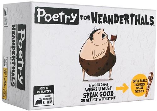 Exploding Kittens jeu de cartes Poetry for Neanderthals