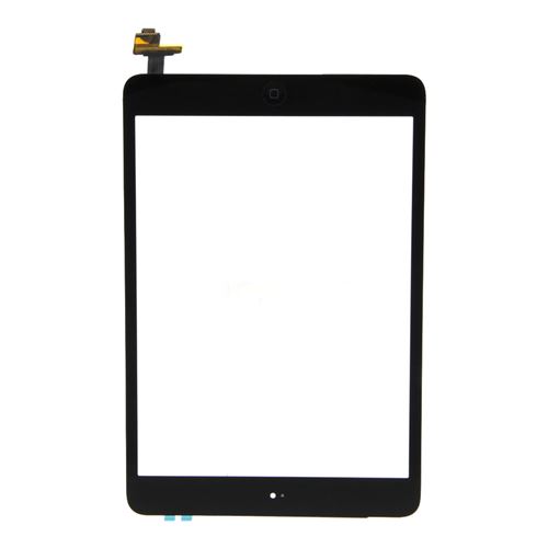 Ecran tactile noir avec circuit électronique IC pré-soudé de remplacement pour iPad Mini 1 ou iPad Mini 2 (A1432/A1454/A1455/A1489/A1490/A1491)