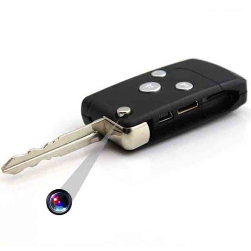 Non Communiqué Clé Voiture Camera Espion Appareil Photo Détection Mouvement Hd 1080P Mini Hdmi + Sd 32Go Yonis - Image 1