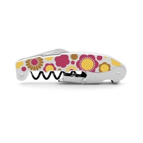 Kit smart fun et hippie - 1 tire-bouchon - 8 marque-verre assortis