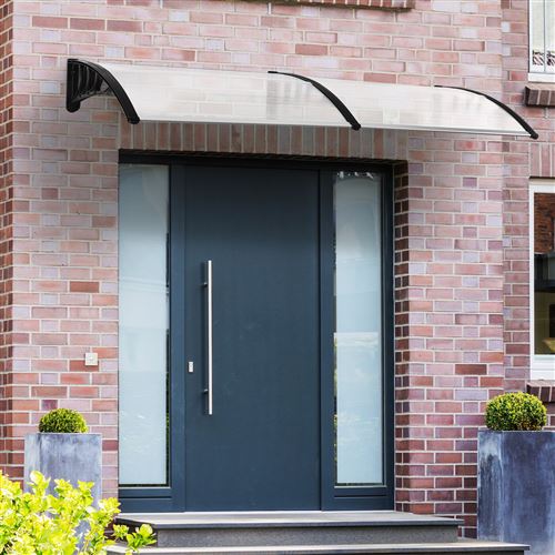 Auvent Pour Porte Auvent Marquise Pour Porte En Aluminium Marquise De Porte Et Fenetre Exterieur Plaque Protection 100 X 300 Cm 96107136