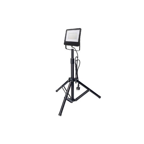 Non Communiqué Noir Projecteur Led Edm Sur Trépied 6400K - 100W 8000 Lumens - Image 1
