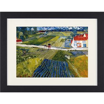 Panorama Tableau Van Gogh Olivier 50x35 Cm - Imprimée Sur Toile
