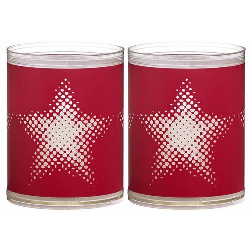 Bolsius Bougies 6 pcs Étoile Rouge 103622390541