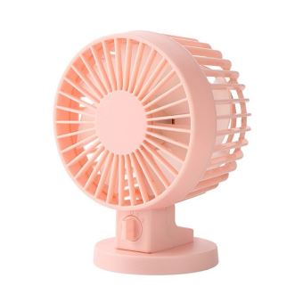 YOKULI - Mini Ventilateur Double Palettes - Rose - 1