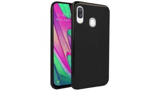 Coque Souple iJelly noir Galaxy A40