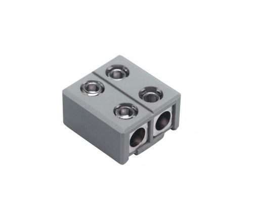 Alimentation et connecteur droit pour glu-trax, gris, max. 20a