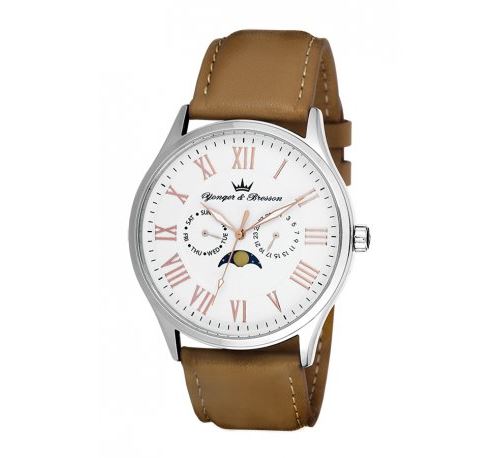 Yonger et Bresson Montres Beige Homme - HCC 048/BRU