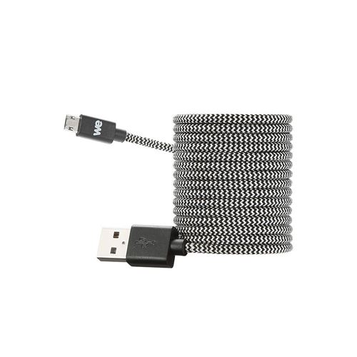 We connect Câble USB/Micro USB 2 m Noir/Blanc