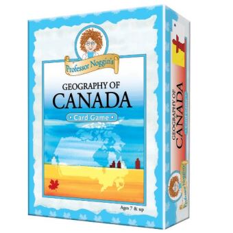 Jeu de cartes Trivia éducatif - Professeur Noggins Géographie du Canada - 1