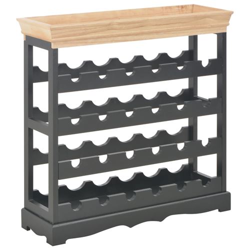 Armoire à vin Noir 70 x 22,5 x 70,5 cm MDF