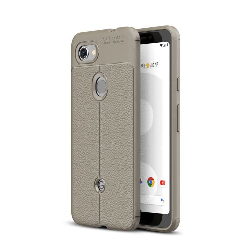Coque en TPU moelleux gris pour votre Google Pixel 3 Lite