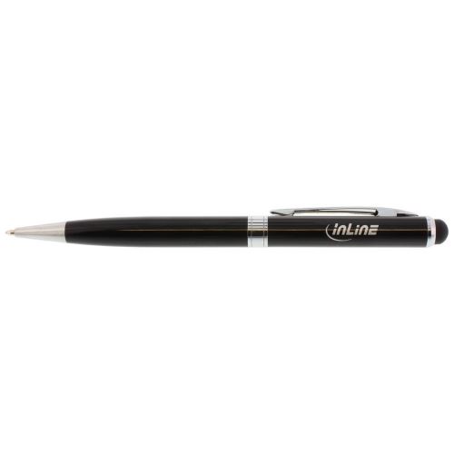 InLine® Touchpad Stylus + Pen métal noir