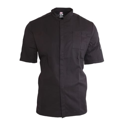 Le Chef - Veste de cuisinier ThermoCool - Unisexe (XL) (Noir/Noir) - UTPC2704