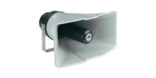 Haut-parleur ELA à chambre de compression Monacor IT-35 25 W blanc, noir