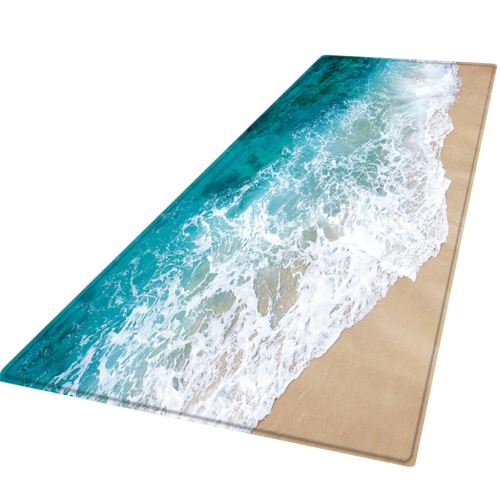 60x180 CM Tapis Hall d'entrée Paillasson Anti - Slip Tapis Absorber eau Cuisine Mat BT561