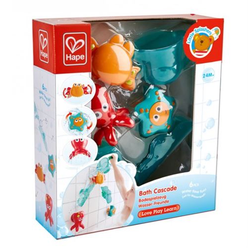 Hape jouets de bain cascade 6-pièces
