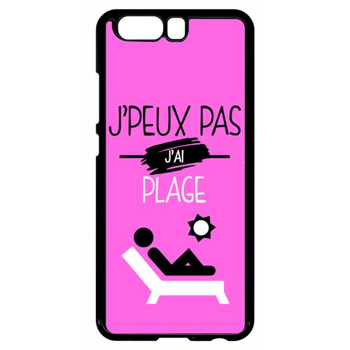 Coque huawei p10 j peux pas j ai plage 6