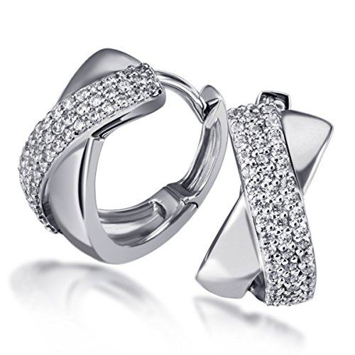 Goldmaid - Boucles d'Oreille Femme - Argent 925/1000 4.4 Gr - Zirconium