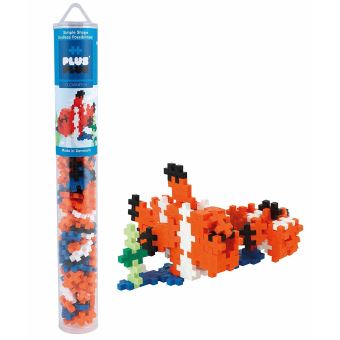 Jeu de construction Plus Plus Tube Poisson 100 pièces