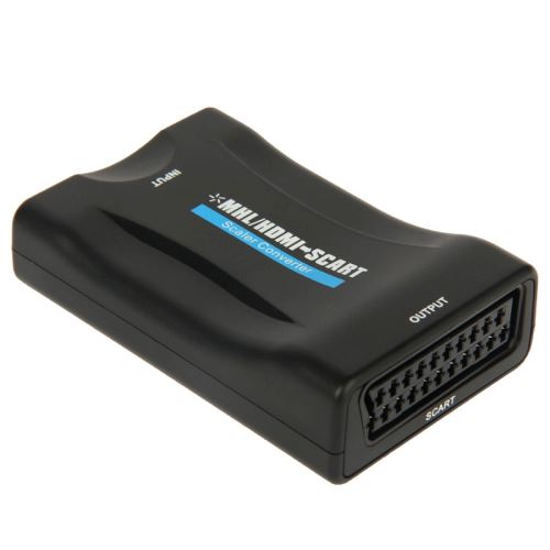 Connectique Câble & adaptateur moniteur MINI MHL / HDMI vers Scaler Convertisseur Vidéo (Prise EU) (Noir)