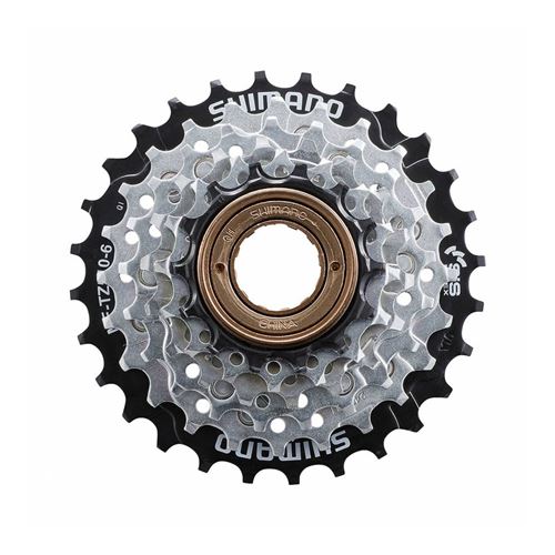 Roue libre 6v. shimano 14-28 argent
