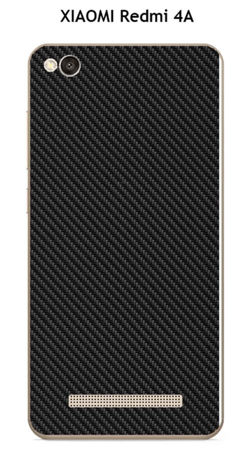 Coque XIAOMI Redmi 4A design Carbone Noir