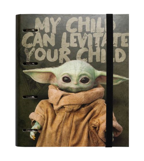 Dossier 4 Anneaux Decoupe Star Wars The Mandalorian-The Child