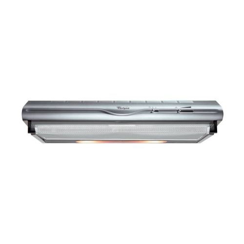 Whirlpool AKR 441/1 IX - Hotte - standard - largeur : 59.9 cm - profondeur : 51.5 cm - evacuation & recyclage - avec moteur interne - acier inoxydable