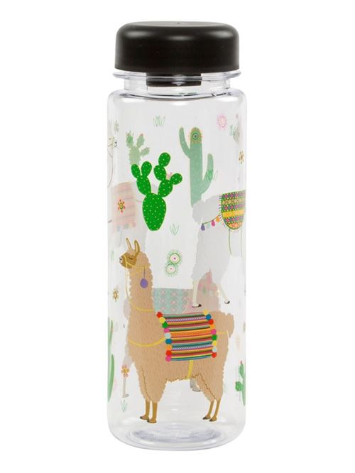 Tasse de voyage Lima Llama Bouteille d'eau claire noir