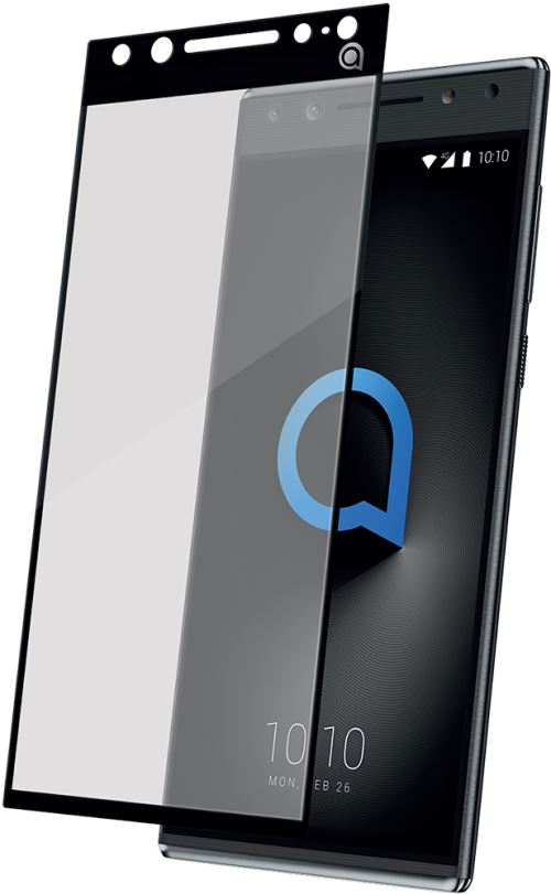 Protège-écran Alcatel 5 (5086) en verre trempé au contour noir