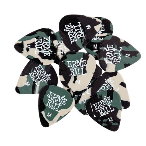 Ernie Ball 9222 - Sachet de 12 médiators camouflage - 0.72mm