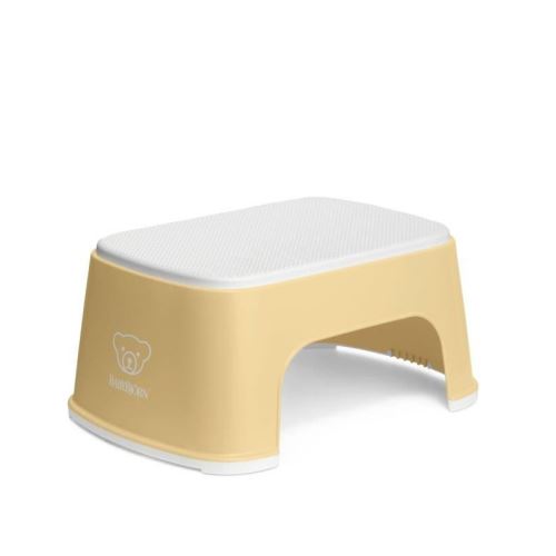 BABYBJORN Marchepied, Jaune pastel/Blanc