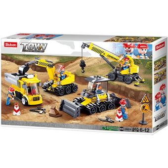 Jeu de construction sluban town set engins chantier M38-B0810 - Lego -  Achat & prix