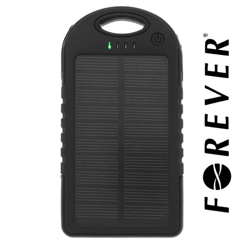 Chargeur de secours Solaire 5000 mAh Bleu étanche