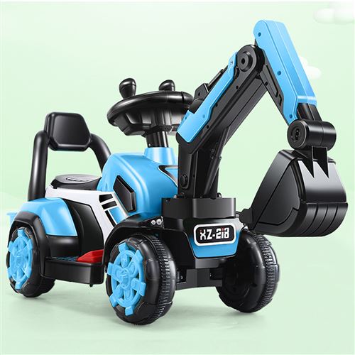 Véhicule Tracteur Insma Excavatrice Trotteur D'équilibre Jouet pour Enfants Bleu