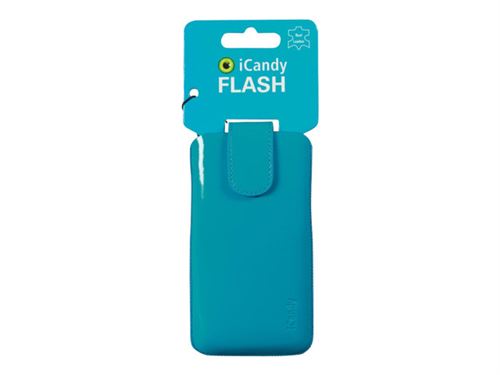 iCandy Mobile Sleeve PullTab - Étui protecteur pour téléphone portable - cuir véritable - essence - pour Apple iPhone 5