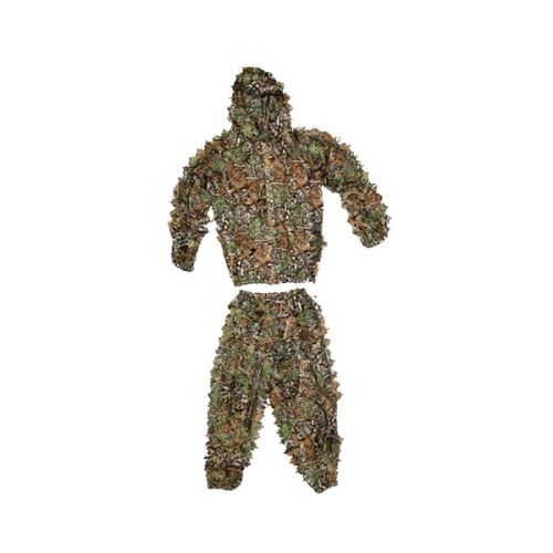 Tenue de camouflage imitation feuilles mortes 1 veste et 1 pantalon