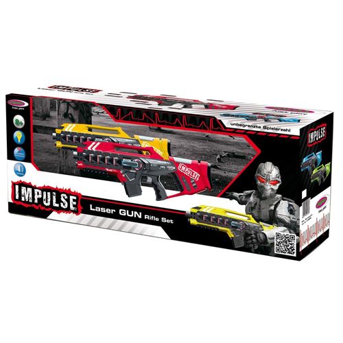 Jamara pistolet laser Set Impulsede carabines Rifle boys 52 cm jaune/rouge