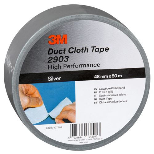 3M 290348S Ruban adhésif Scotch 2000 50 mm argent 50 m