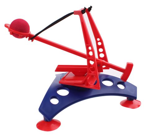 Kamparo catapulte de bureau 20 cm rouge 7 pièces