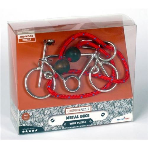 Non Communiqué Or Casse-Tête En Métal Et Bois - Le Vélo De Constantin