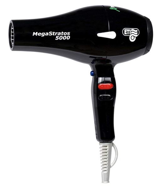 Mega ETI Stratos 5000 Sèche-cheveux 2500 W Medio noir
